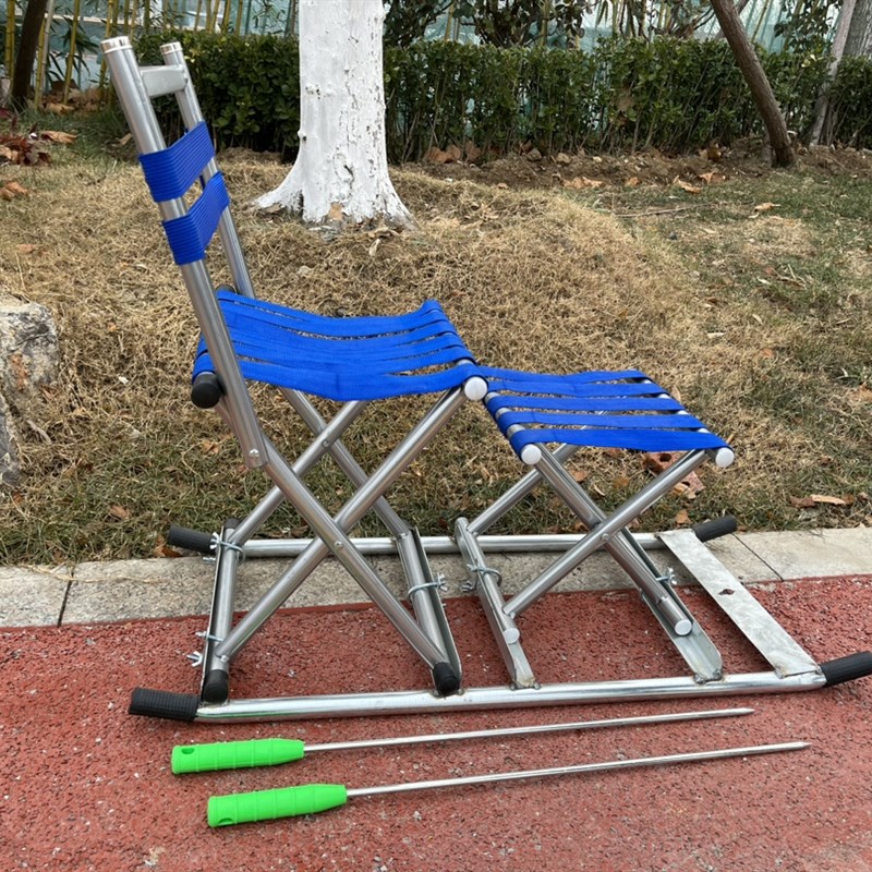 A steel pipe folding double-human ice truck